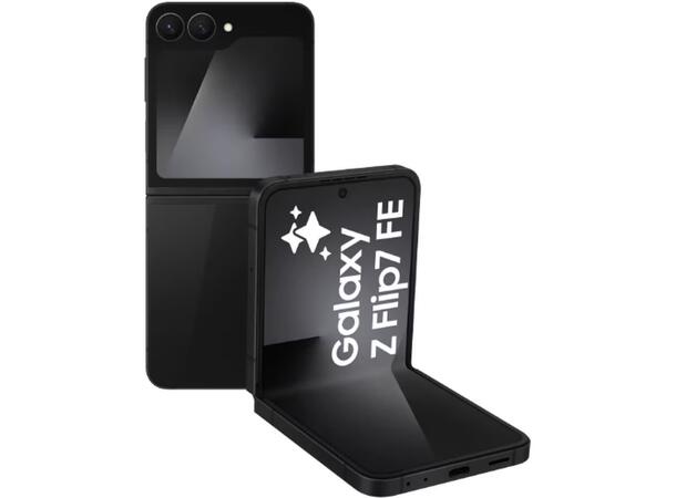 Galaxy Z Flip7 FE 256GB Svart OBS! Leveres uten vegglader 
