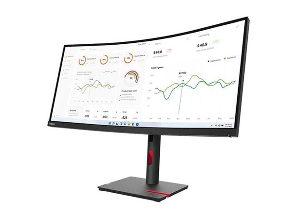 LENOVO T34w-30 34i WQHD VA 21:9 Monitor 