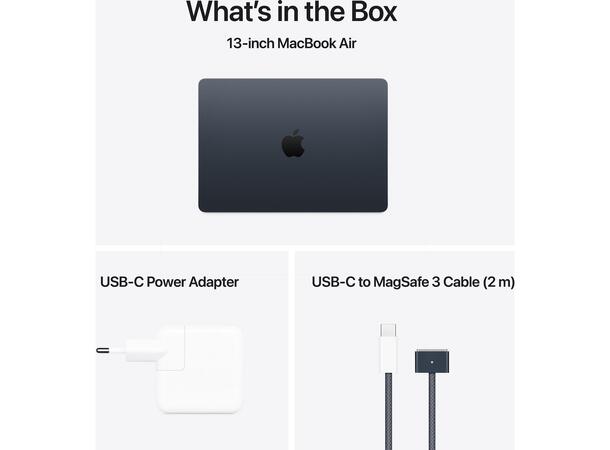 MacBook Air 13" (2025) 512GB Black Apple 10-core M4 CPU, 24GB 