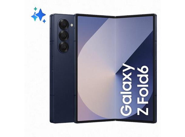 Samsung Z Fold6 256GB Blå OBS! Leveres uten vegglader 