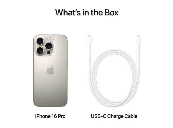 Brukt iPhone 16 Pro 128GB NAT Tita B-Gradering 