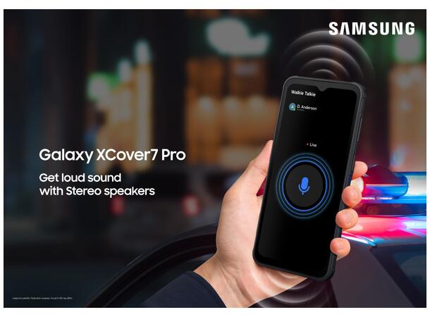 Galaxy Xcover7 Pro 128GB - Enterprise Klargjort for e-sim 