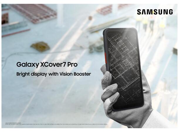 Galaxy Xcover7 Pro 128GB - Enterprise Klargjort for e-sim 