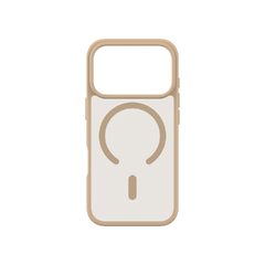 KEY Frosted Case IP17 Pro Beige MagSafe