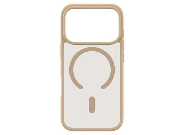 KEY Frosted Case IP17 Pro MagSafe Beige 