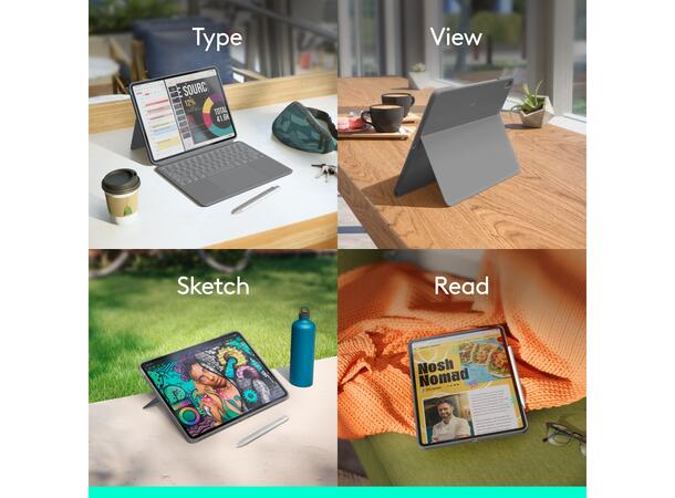 Logitech Combo Touch Tastatur iPad Air 13" 