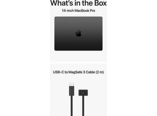 MacBook Pro 14 M5 (2026) 1TB Sort 