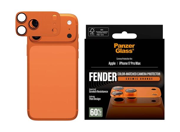 PanzerGlass Fender Hoops iP17 ProM Orang 