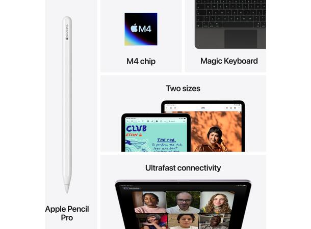iPad Air 11" (2026) 256GB Lilla 8. gen, 11" Liquid Retina-skjerm 