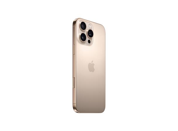 iPhone 16 Pro Max 512GB Sand Titan OBS! Leveres uten vegglader 