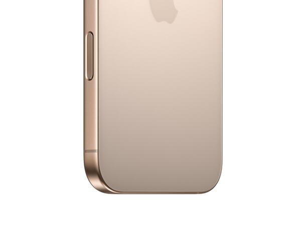 iPhone 16 Pro Max 512GB Sand Titan OBS! Leveres uten vegglader 