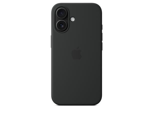 Apple iPhone 16 Silicone Cover Black MagSafe 