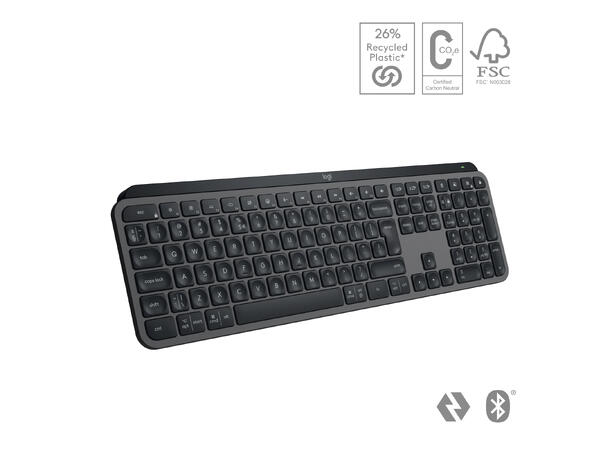 Logitech MX Keys S Trådløs Dansk, Finsk, Norsk, Svensk 