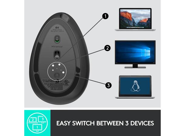 Logitech MX Vertical Wireless Bluetooth 