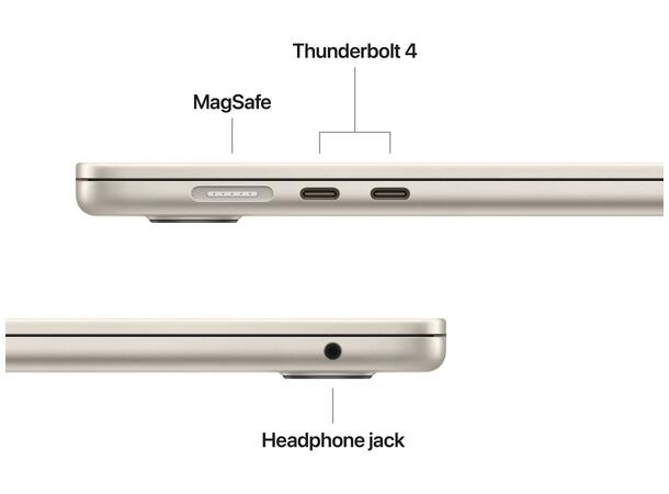 MacBook Air 15" M5 (2026) 512GB Hvit 16GB RAM 