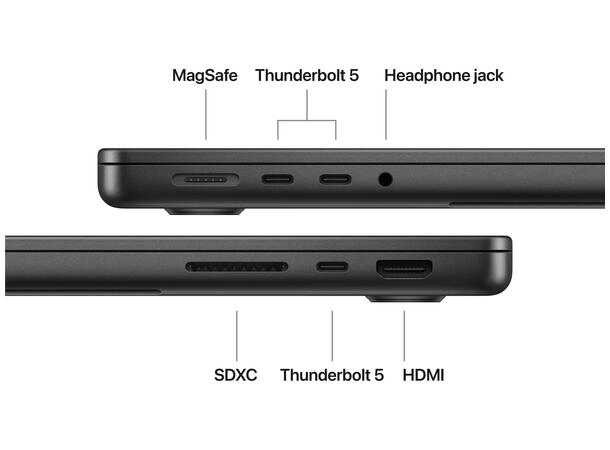 MacBook Pro 14 M5 Pro (2026) 1TB Sort 24GB RAM 