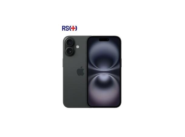 RS Standard Skøyte Telefon iPhone 16 128GB Sort 