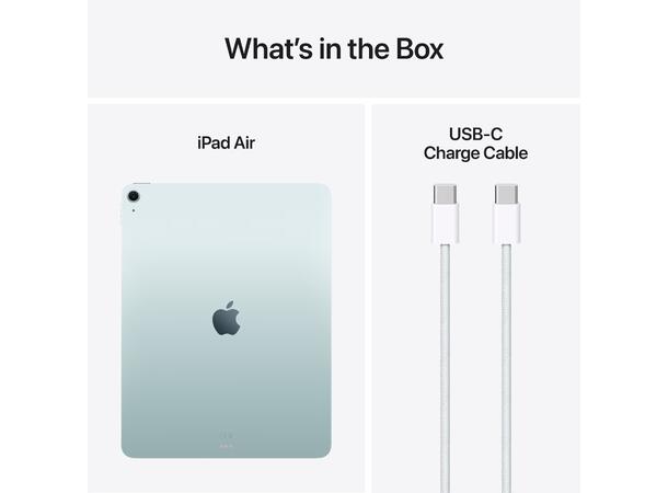 iPad Air 13" (2025) 128GB WiFi Blå 7. gen, 13" Liquid Retina-skjerm 