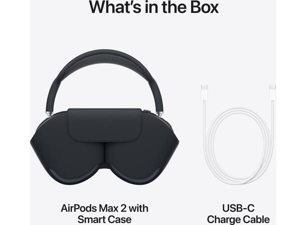 Apple AirPods Max 2 Blå Premium hodetelefoner med 1,5x bedre stø 