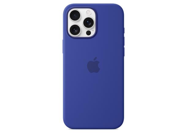 Apple iPhone 16 Pro Max Silikondeksel Blue MagSafe 