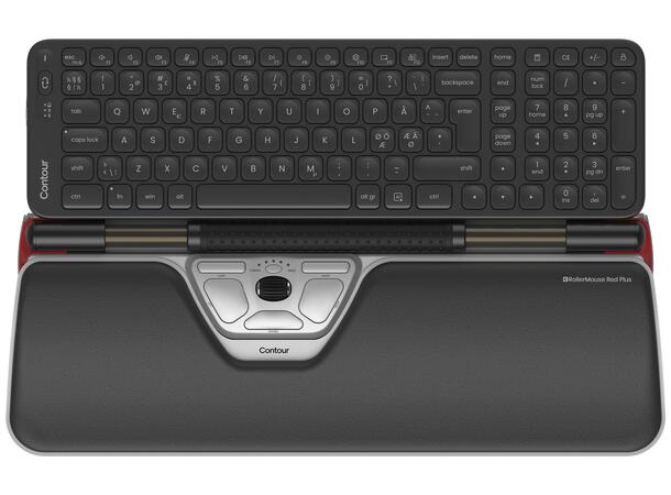 Contour Balance Mid-Size Rollermouse Red Combo Trådløs 