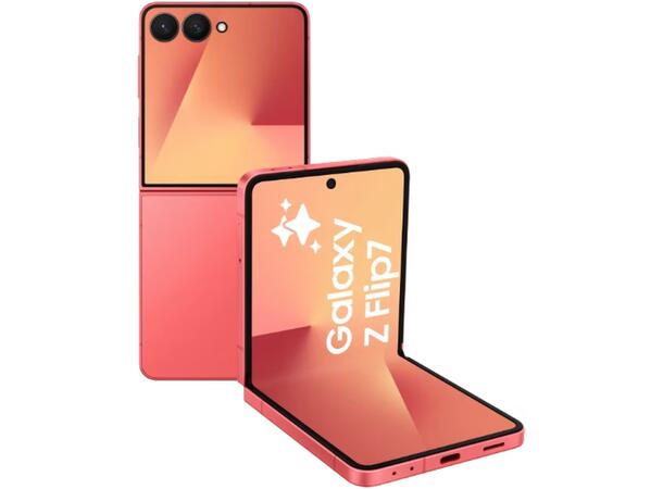 Galaxy Z Flip7 512GB Rød OBS! Leveres uten vegglader 