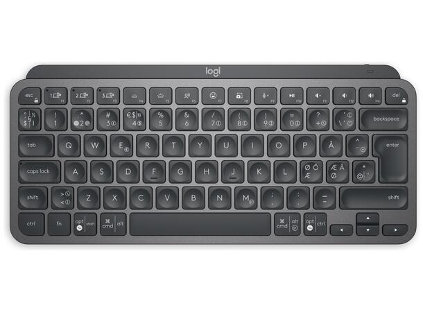 Logitech MX Keys Mini bluetooth, usb-c oppladning, bolt, smart 
