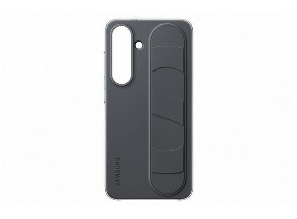 Samsung Galaxy S25 Standing Grip Sort Mykt og behagelig grep, med stativfunksj 