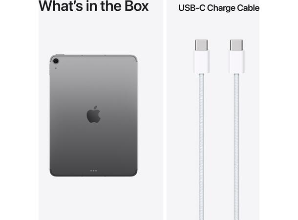 iPad Air 11" (2026)128GB Sort 8. gen, 11" Liquid Retina-skjerm 