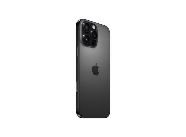 iPhone 16 Pro Max 256GB Sort Titan OBS! Leveres uten vegglader 