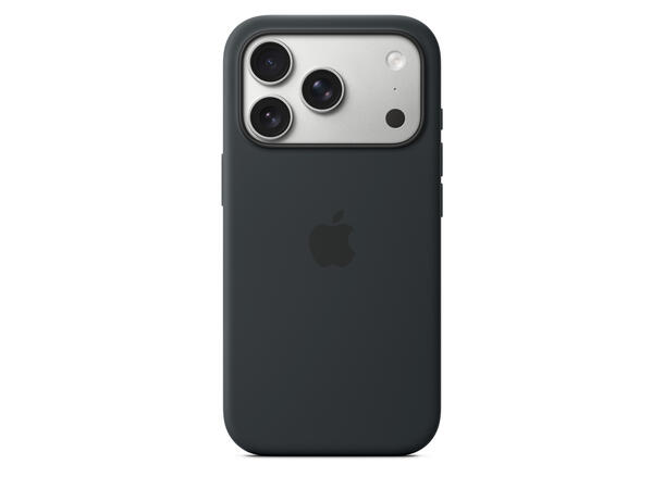 Apple IP 17 Pro Silicon Cover Black 