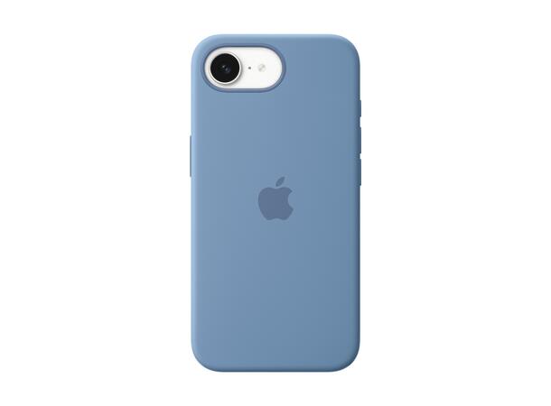Apple Silicon Cover Blue iPhone 16e 