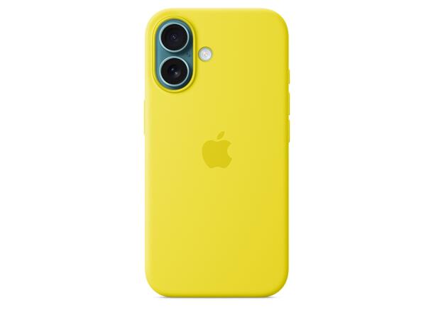 Apple iPhone 16 Silicone Cover Yellow MagSafe 