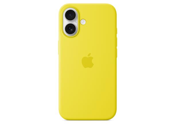 Apple iPhone 16 Silicone Cover Yellow MagSafe 