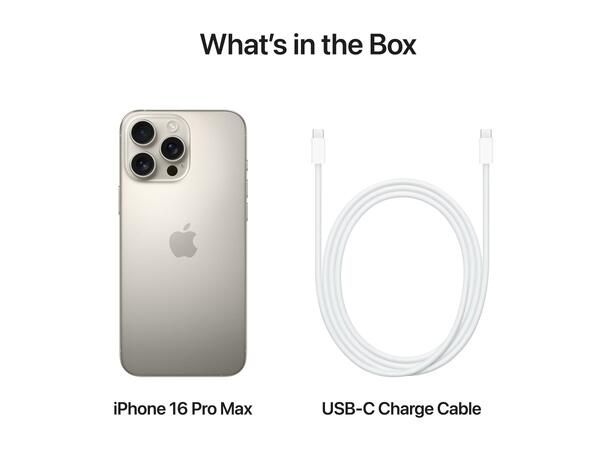 Brukt iPhone 16 ProM 256GB Sølv A-gradering 