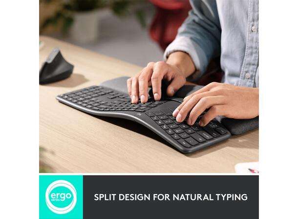 Logitech ERGO K860 Trådløs Tastatur 