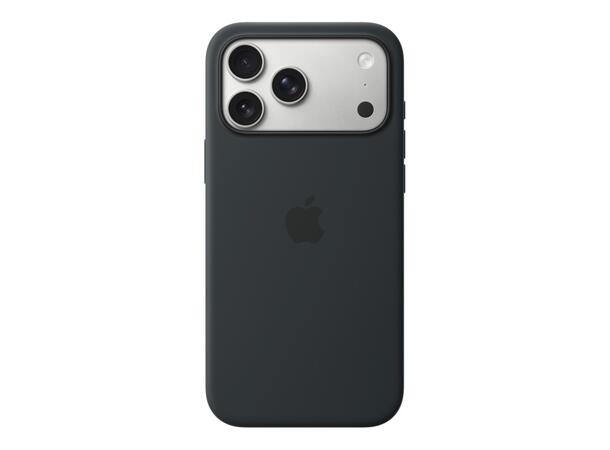 Apple IP 17 Pro Max Silicon Cover Black 