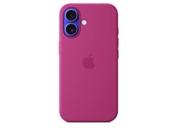 Apple iPhone 16 Silikondeksel Rosa MagSafe 