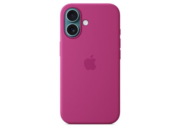 Apple iPhone 16 Silikondeksel Rosa MagSafe 