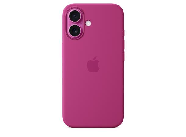 Apple iPhone 16 Silikondeksel Rosa MagSafe 