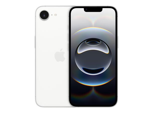 Apple iPhone 16e 128GB Hvit OBS! Leveres uten vegglader 