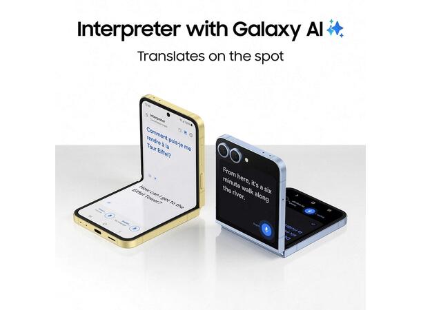 Galaxy Z Flip6 512GB Sølv OBS! Leveres uten vegglader 