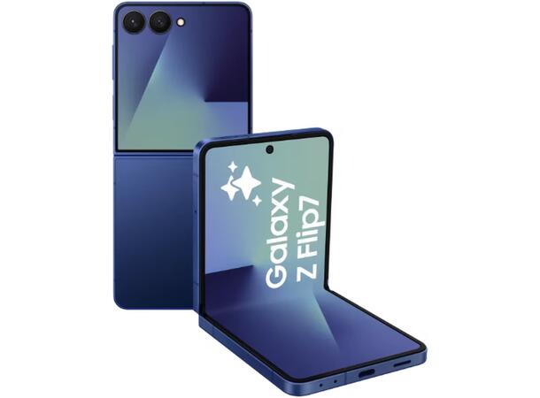 Galaxy Z Flip7 256GB Blå OBS! Leveres uten vegglader 