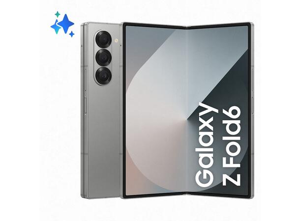 Galaxy Z Fold6 512GB Sølv OBS! Leveres uten vegglader 