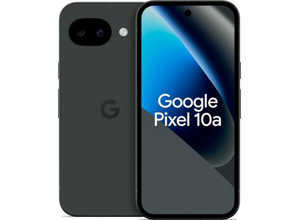 Google Pixel 10a 256GB Sort 5G smarttelefon 