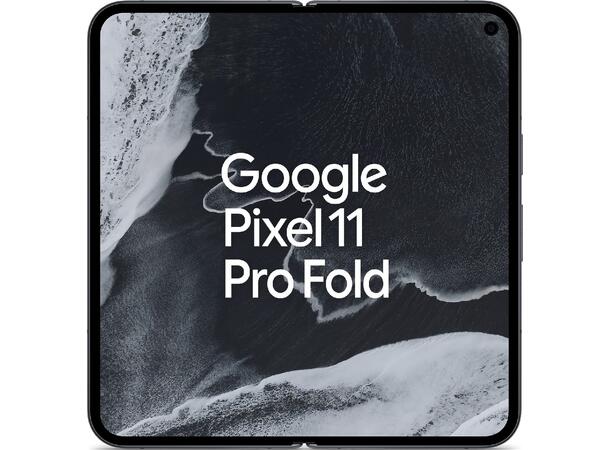 Google Pixel 11 Pro Fold 256GB Sort OBS! Leveres uten vegglader 