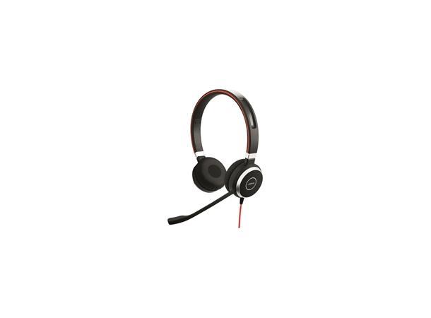 Jabra Evolve 40 UC Stereo, 3,5mm og USB For Unified Communication 