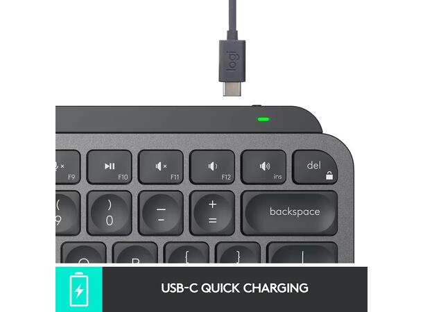 Logitech MX Keys Mini for Business Logi Bolt USB-mottaker, bluetooth, 10m r 