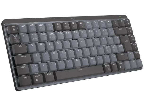Logitech MX Mechanical Mini Minimalist T Bluetooth, USB, trådløs, tactile knapper 