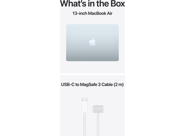 MacBook Air 13" M5 (2026) 512GB Blå Apple 10-kjerners M5 CPU, 16GB, 1TB SSD, 